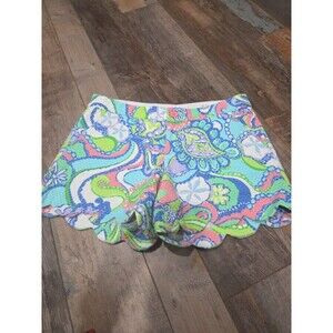 EUC! Lilly Pulitzer Conch Republic Buttercup Shorts 4 B13